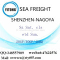 Fret maritime Port de Shenzhen expédition à Nagoya